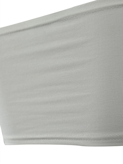 NORTH NODE Beaded Solid Backless Cropped Fitted Women&