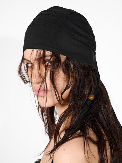 NORTH NODE Beaded Tie Turban Wrap Women&