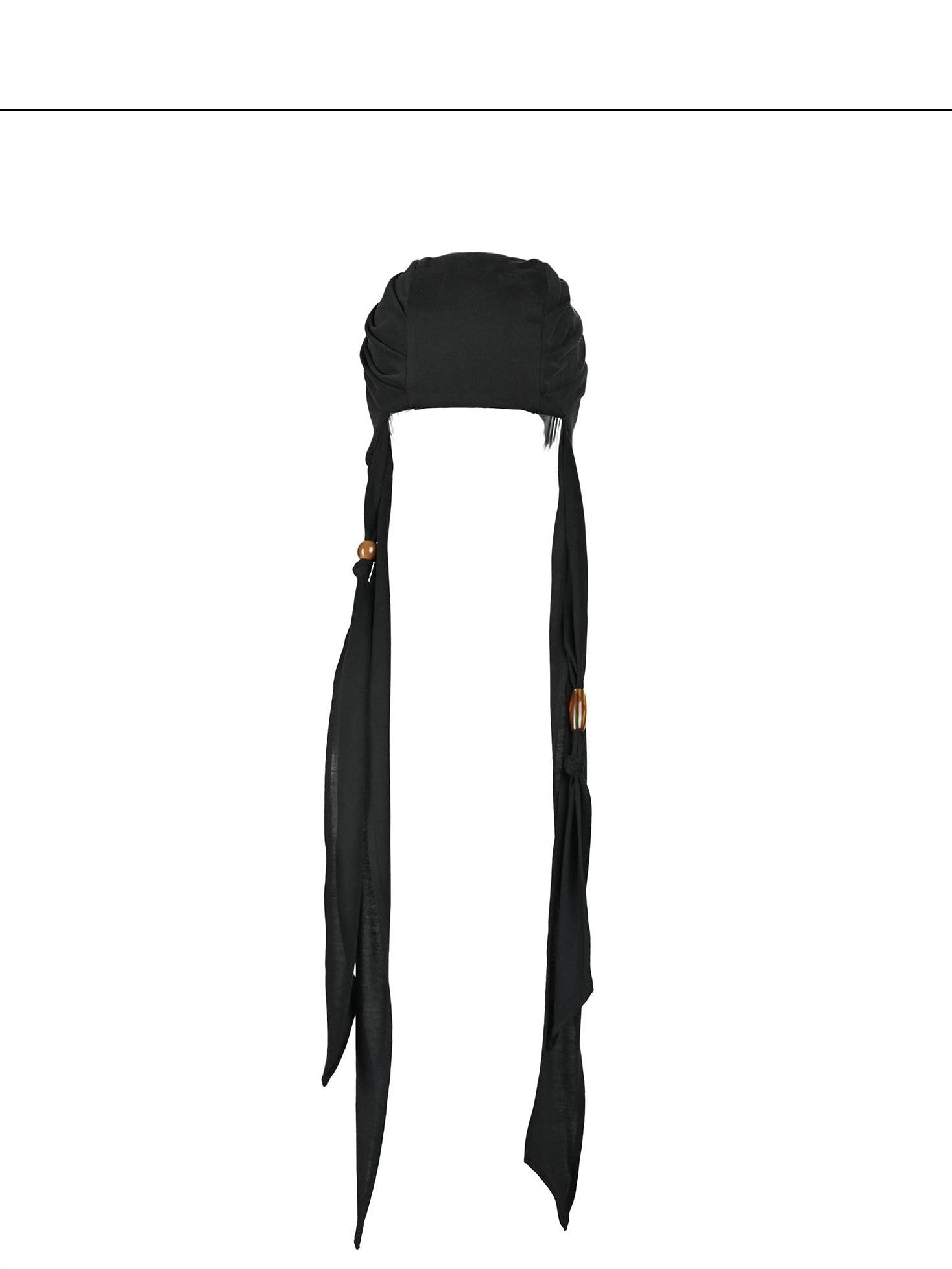 NORTH NODE Beaded Tie Turban Wrap Women&