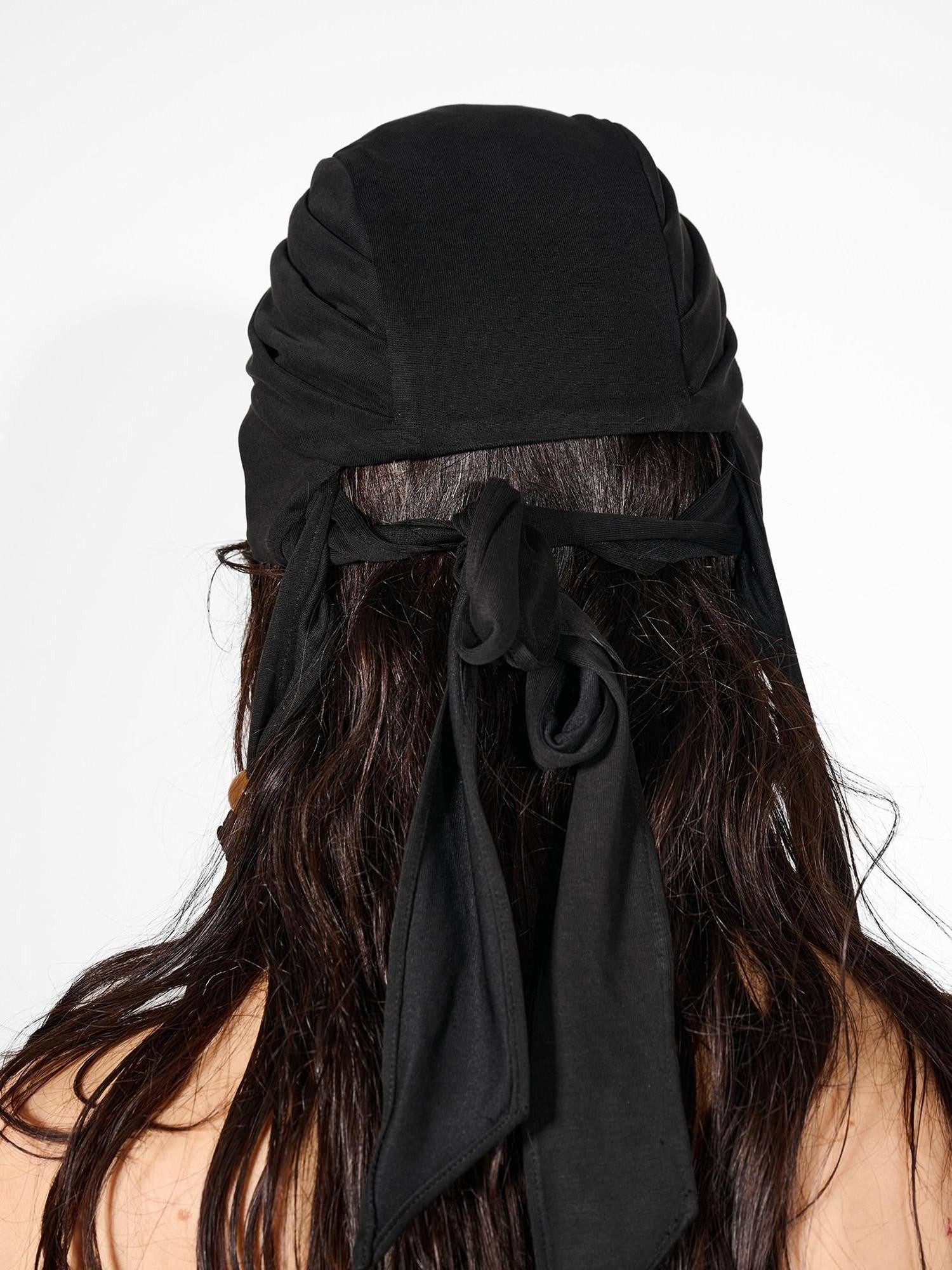 NORTH NODE Beaded Tie Turban Wrap Women&