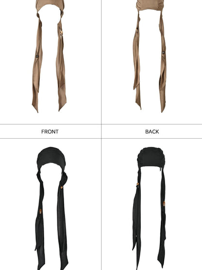 NORTH NODE Beaded Tie Turban Wrap Women&