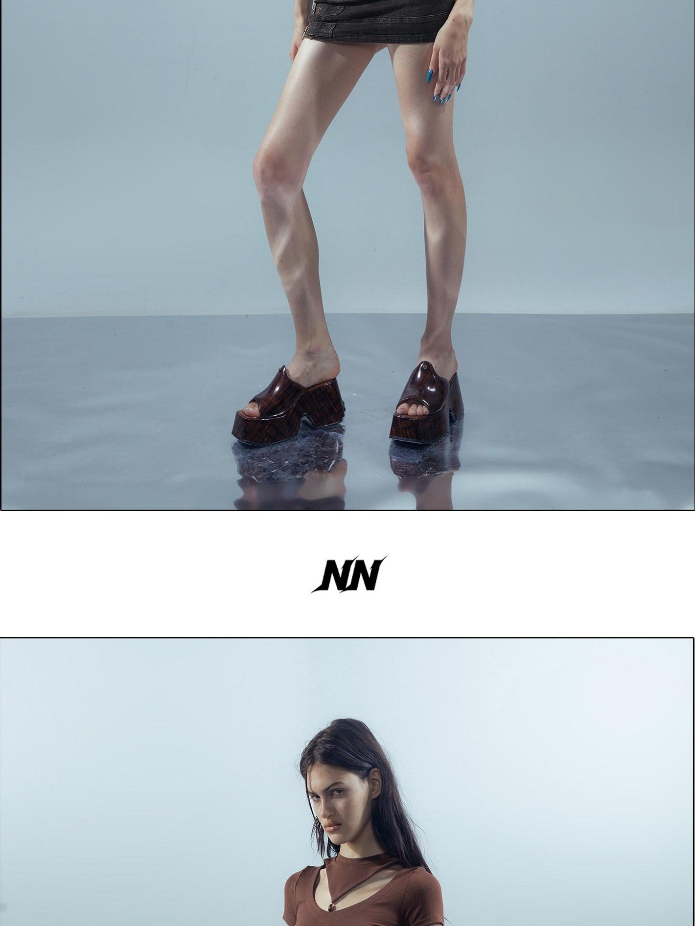 NORTH NODE Black Beaded Cutout Women&