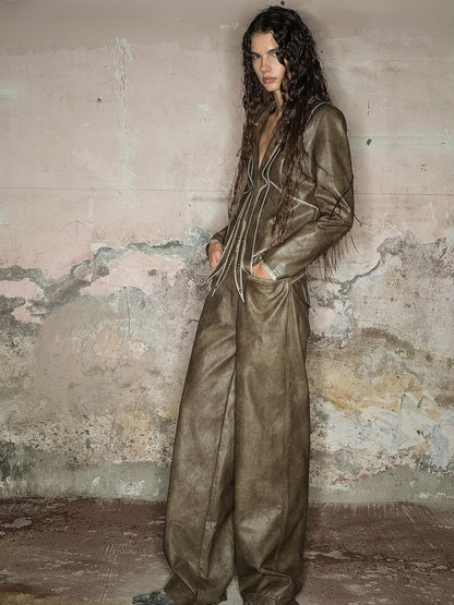 NORTH NODE Black Faded Distressed Natural Waist Women&