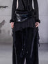 NORTH_NODE_Black_Fuzzy_Trim_Patchwork_Asymmetrical_Ruffle_Women&