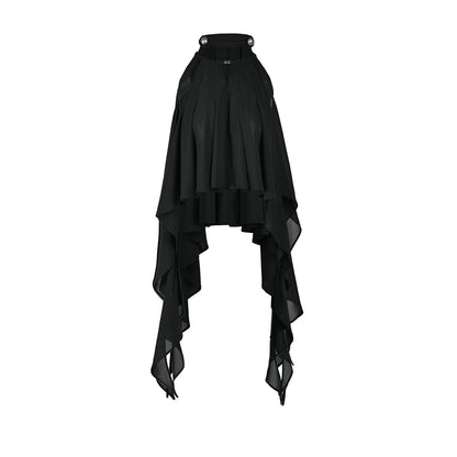 NORTH_NODE_Black_Off_Shoulder_Halter_Asymmetrical_Ruffle_Women&