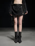 NORTH_NODE_Black_Ruffle_Asymmetric_Spliced_Mid_Waist_Women&