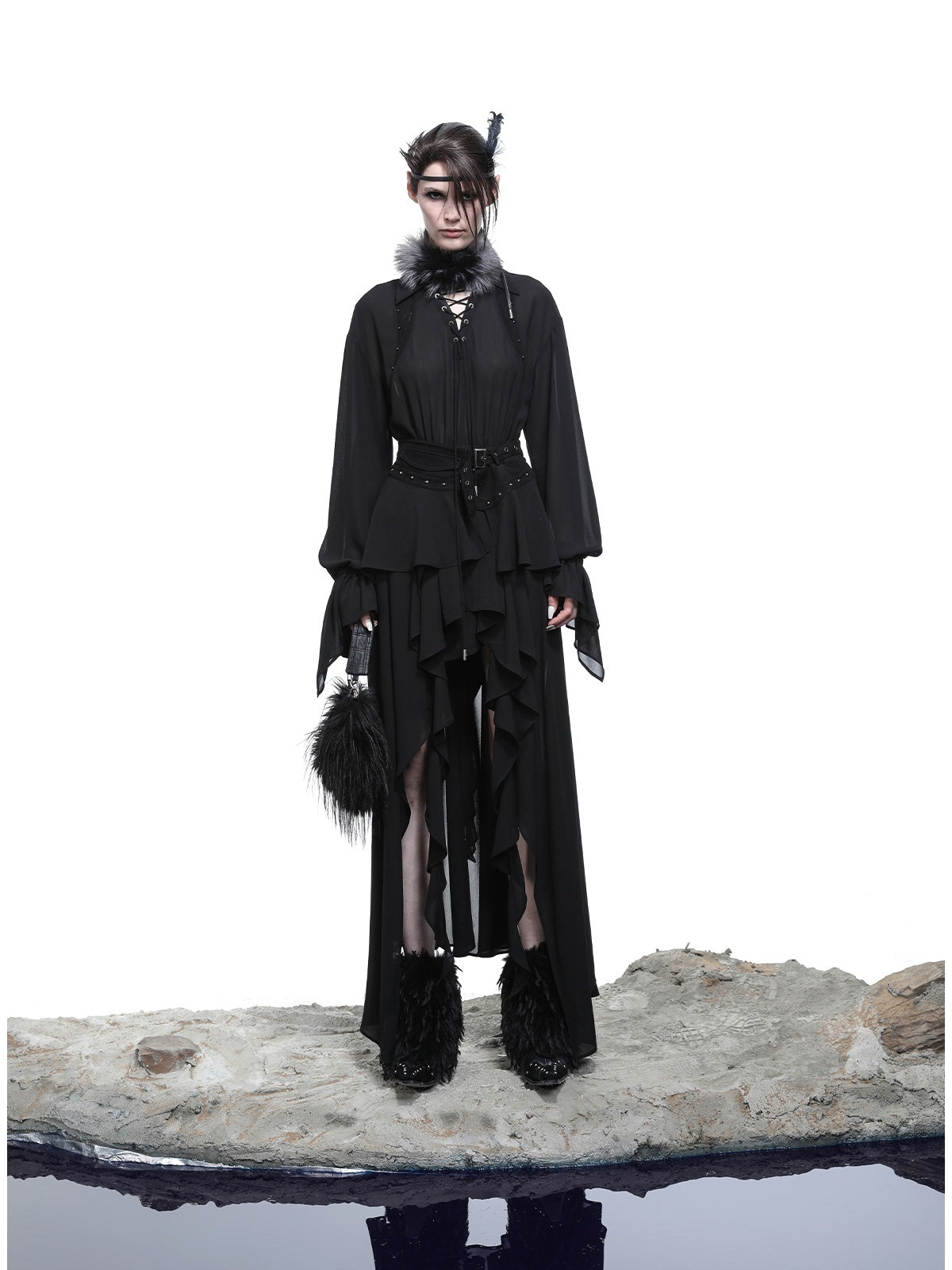 NORTH_NODE_Bloom_Pleats_Irregular_Ruffle_Shirt_Collar_Women&