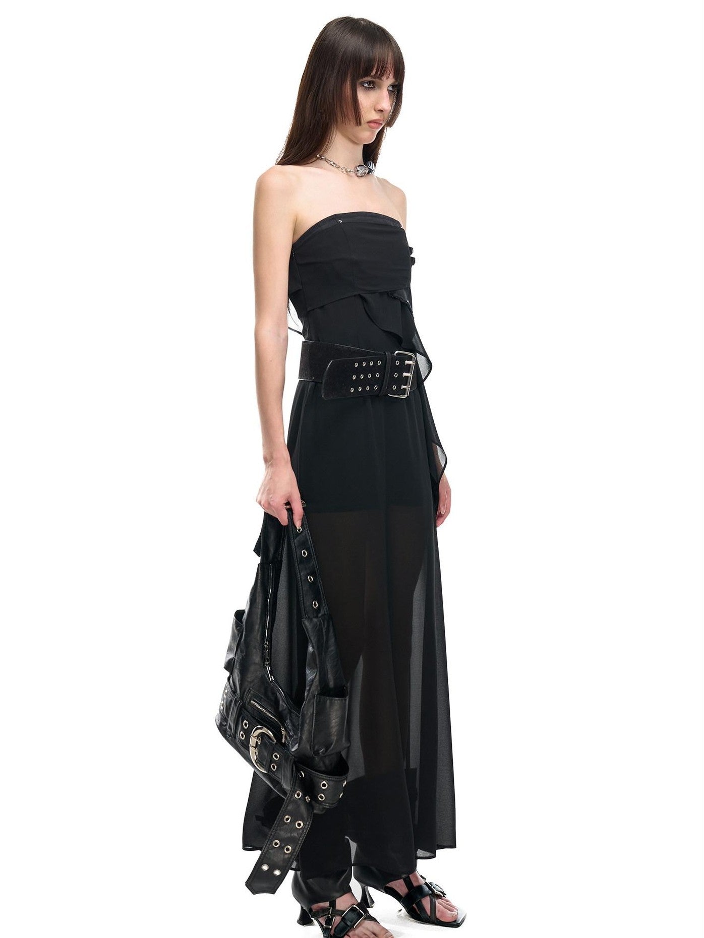 NORTH NODE Bohemian Irregular Ruffle Patchwork Women&