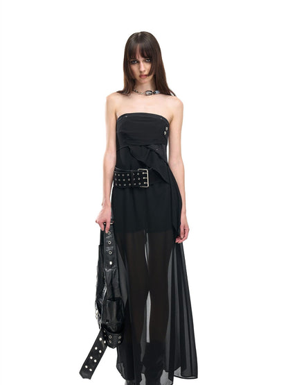 NORTH NODE Bohemian Irregular Ruffle Patchwork Women&