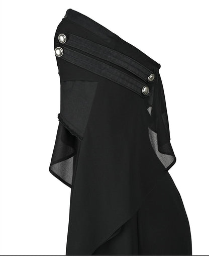 NORTH NODE Bohemian Irregular Ruffle Patchwork Women&