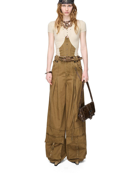NORTH NODE Boho Rivet Splice Halter Women&