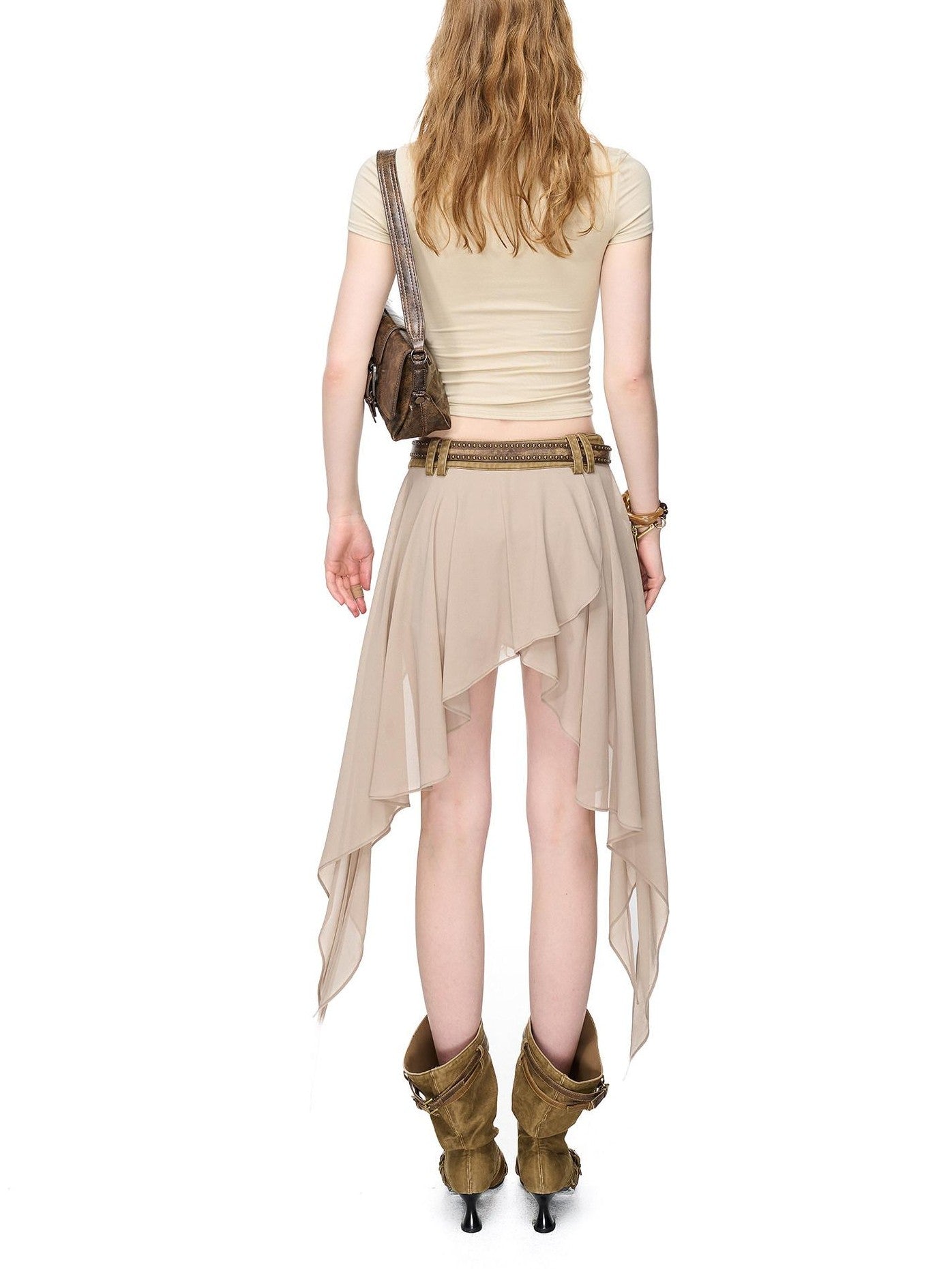 NORTH NODE Boho Rivet Splice Halter Women&