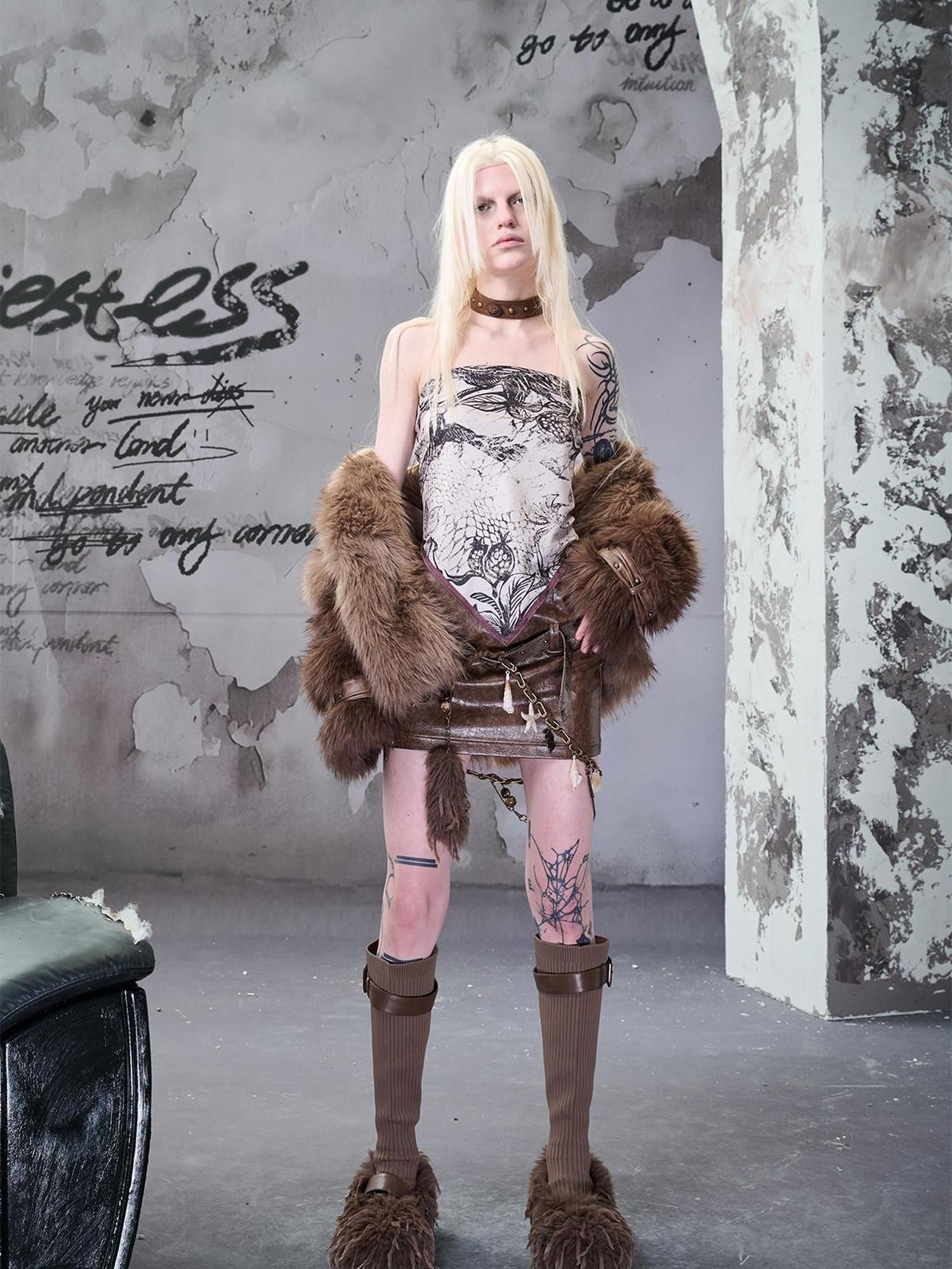 NORTH NODE Botanical Floral Printed Large Square Multifunctional Women&