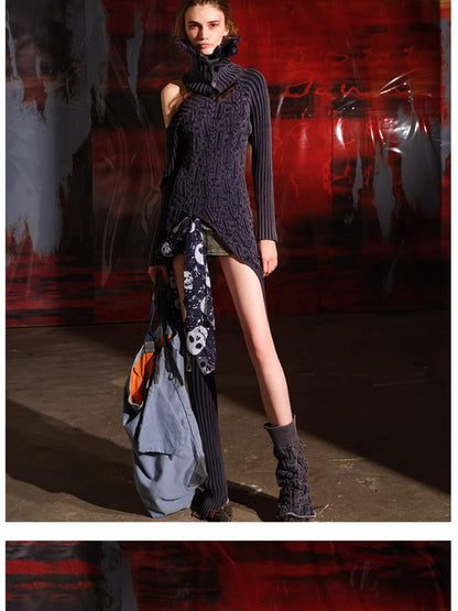 NORTH NODE Burnt Texture Distressed Irregular Women&