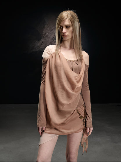 NORTH_NODE_Chiffon_Splice_Asymmetric_Off_Shoulder_Women&