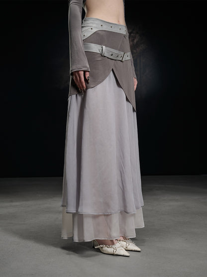 NORTH_NODE_Chiffon_Spliced_A_Line_Women&