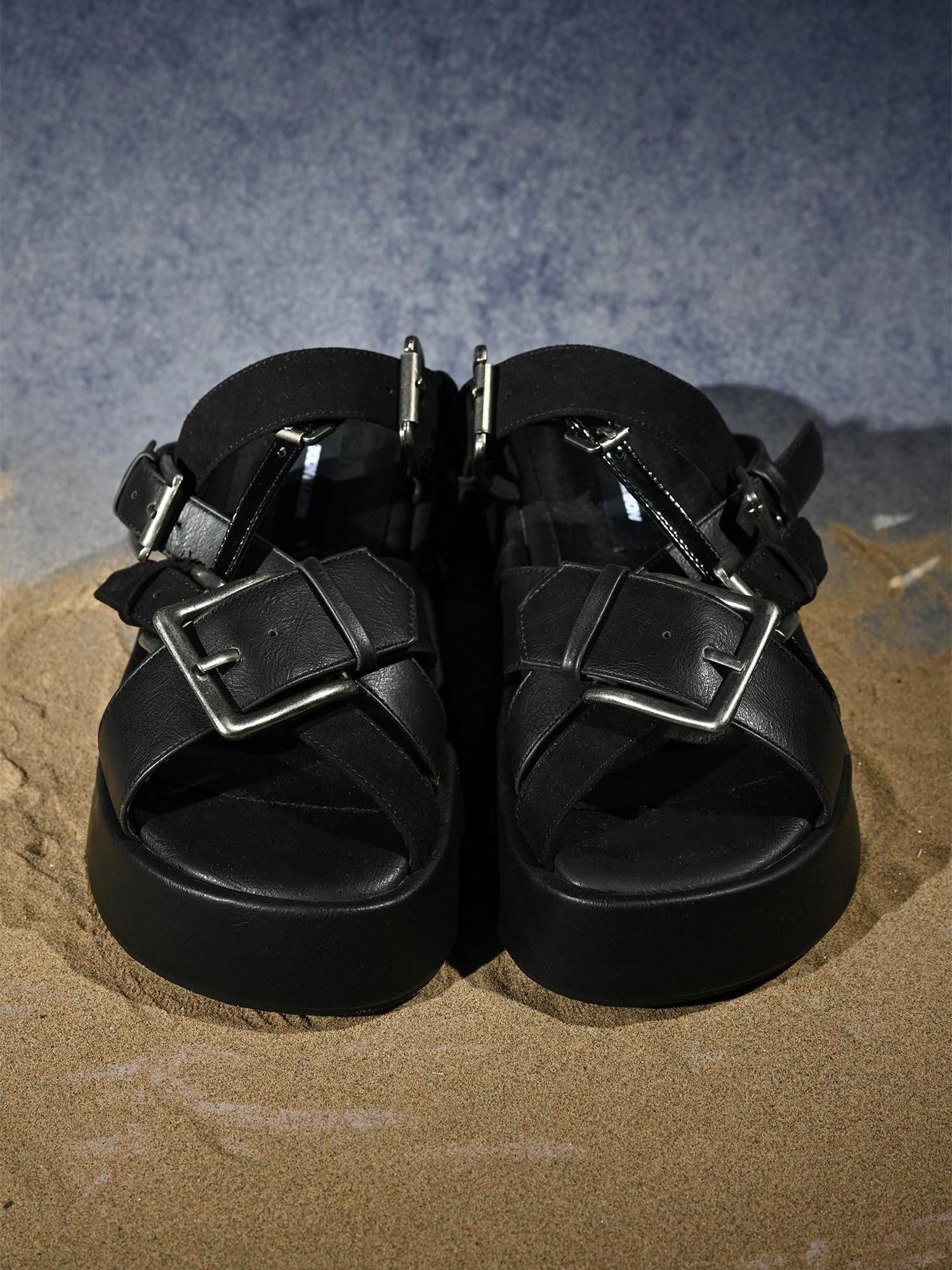 NORTH NODE Chunky Platform Birken One Strap Punk Women&