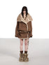 NORTH_NODE_Coffee_Fur_Lined_Notched_Collar_Single_Breasted_Women&