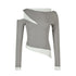 NORTH_NODE_Color_Block_Fake_Two_Piece_Hollow_Out_Women&