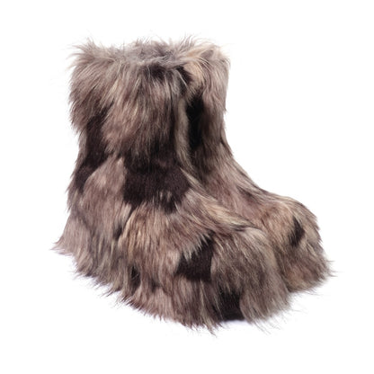 NORTH_NODE_Colorblock_Faux_Fur_Platform_Side_Zipper_Women&