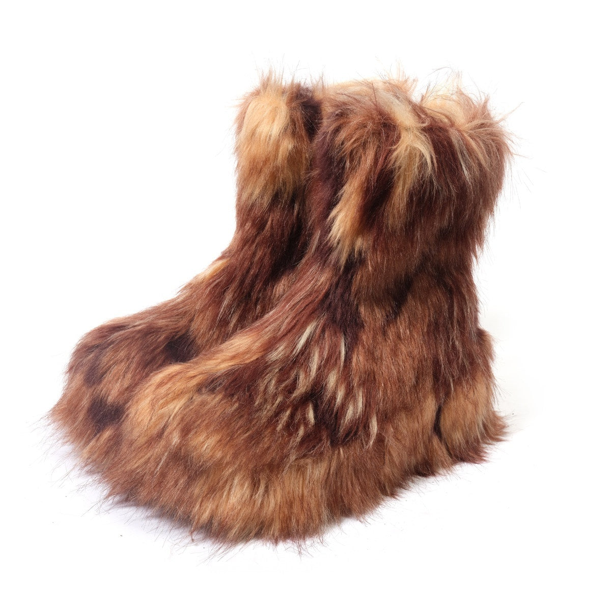 NORTH_NODE_Colorblock_Faux_Fur_Platform_Side_Zipper_Women&