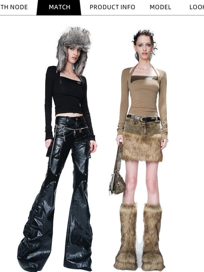 NORTH NODE Contoured Arc Patchwork Women&