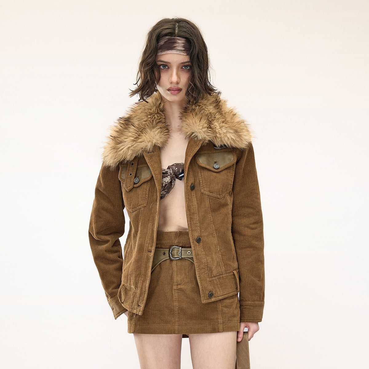 NORTH_NODE_Corduroy_Faux_Fur_Trim_Padded_Pocket_Women&