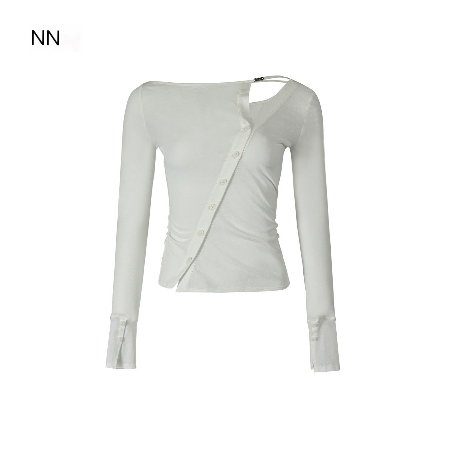 NORTH_NODE_Cropped_Asymmetric_Placket_Button_Women&