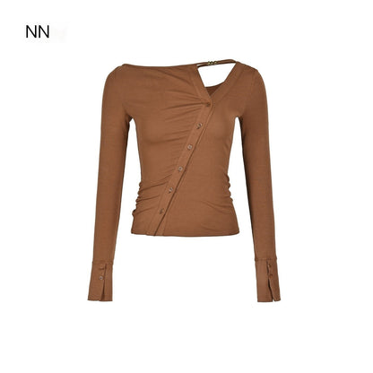 NORTH_NODE_Cropped_Asymmetric_Placket_Button_Women&