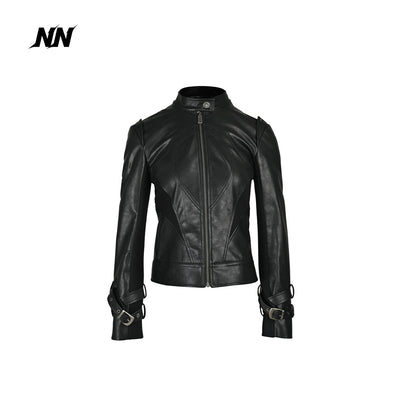 NORTH_NODE_Cropped_Embroidered_Panelled_Slim_Fit_Pu_Women&