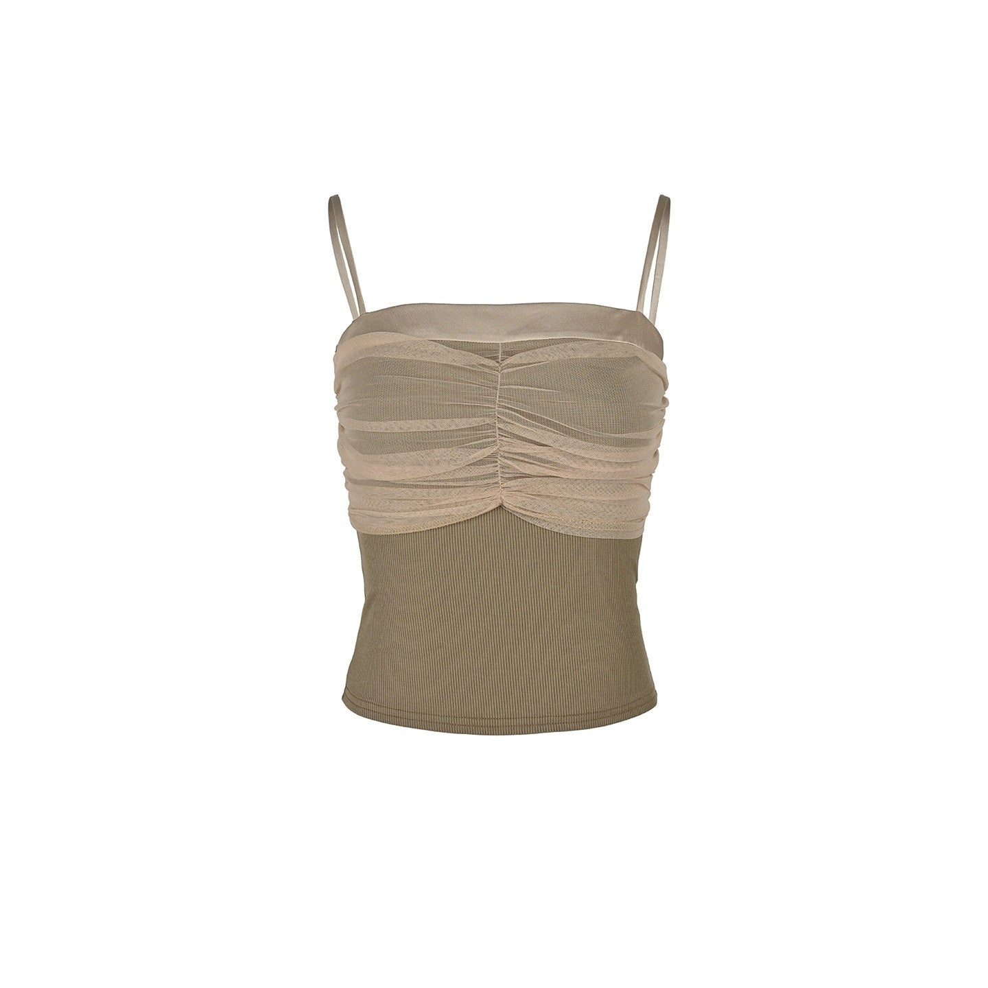 NORTH_NODE_Cropped_Pleated_Mesh_Panel_Knit_Women&