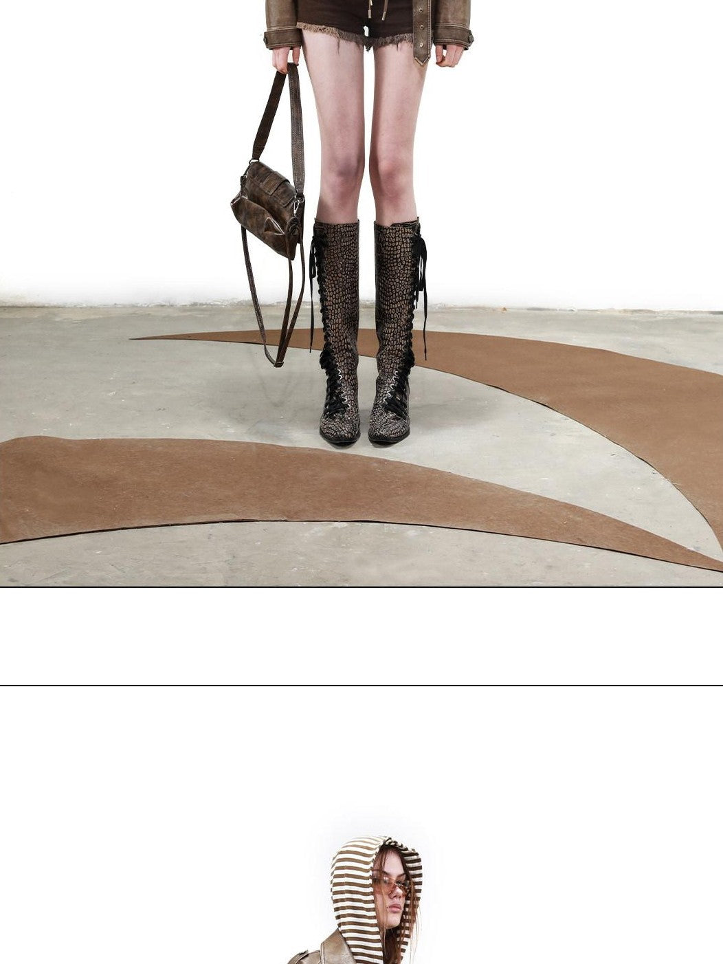 NORTH NODE Cropped Short Biker Women&