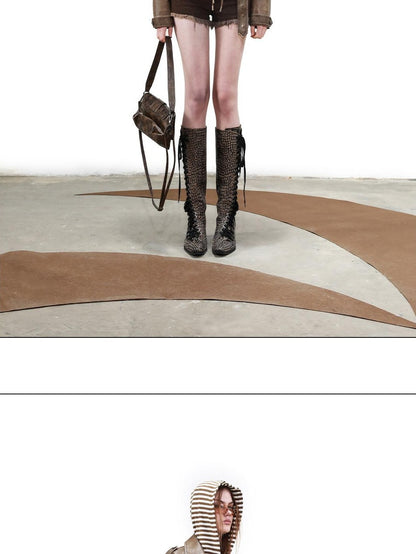 NORTH NODE Cropped Short Biker Women&