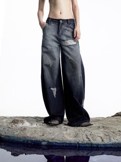NORTH NODE Curved Blade Cone Shaped Tapered Slim Fit Women&