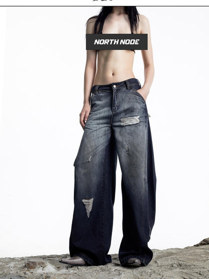 NORTH NODE Curved Blade Cone Shaped Tapered Slim Fit Women&