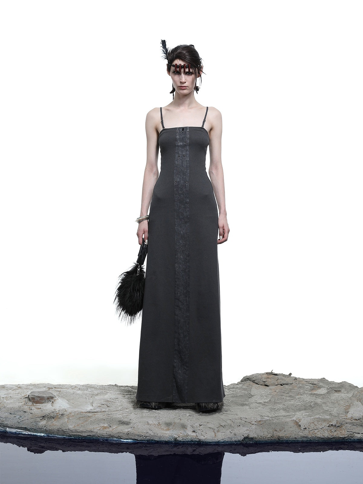 NORTH_NODE_Dark_Gray_Patchwork_Slim_Women&