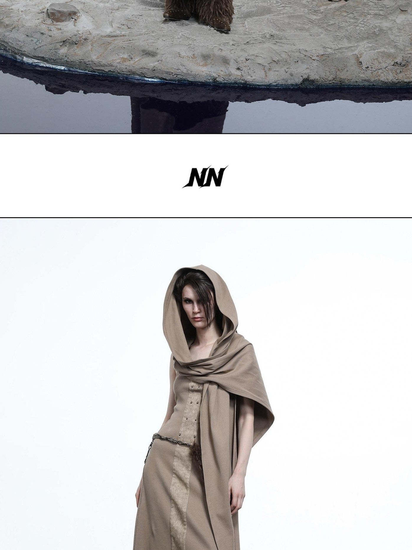 NORTH NODE Dark Gray Patchwork Slim Women&