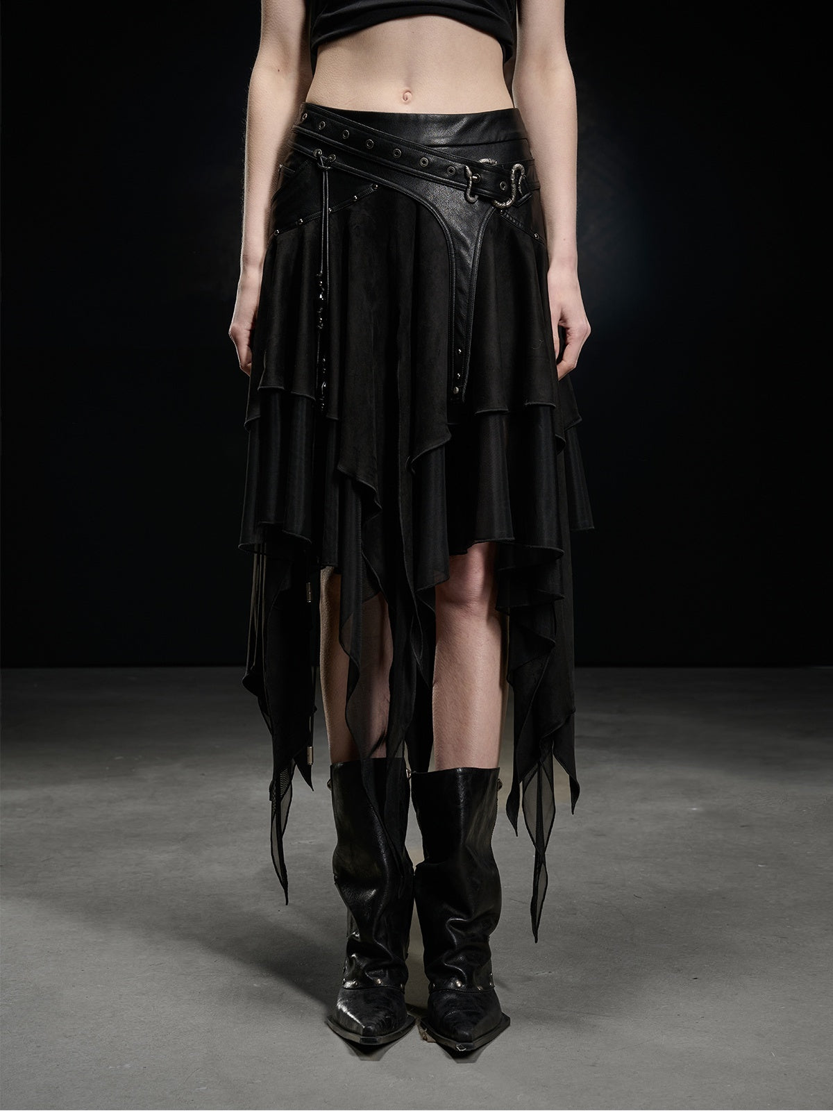 NORTH_NODE_Desert_Nomad_Asymmetrical_Faux_Suede_Patchwork_Women&