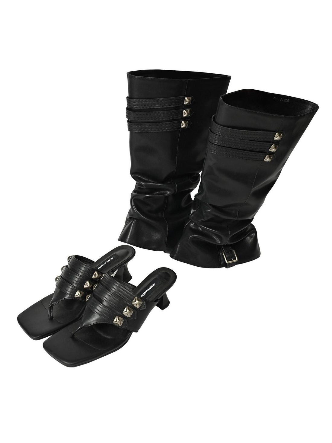 NORTH NODE Detachable Convertible V Thong High Shaft Two Way Women&