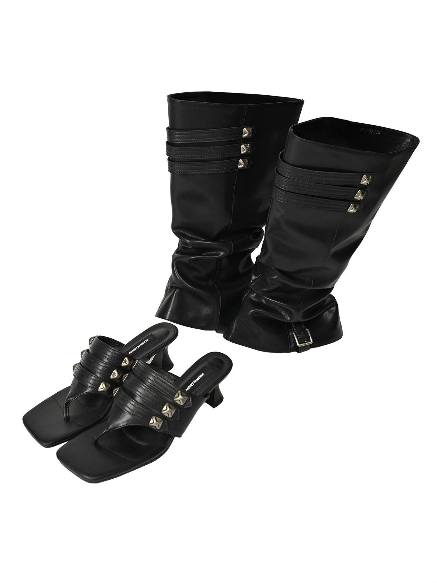 NORTH NODE Detachable Convertible V Thong High Shaft Two Way Women&