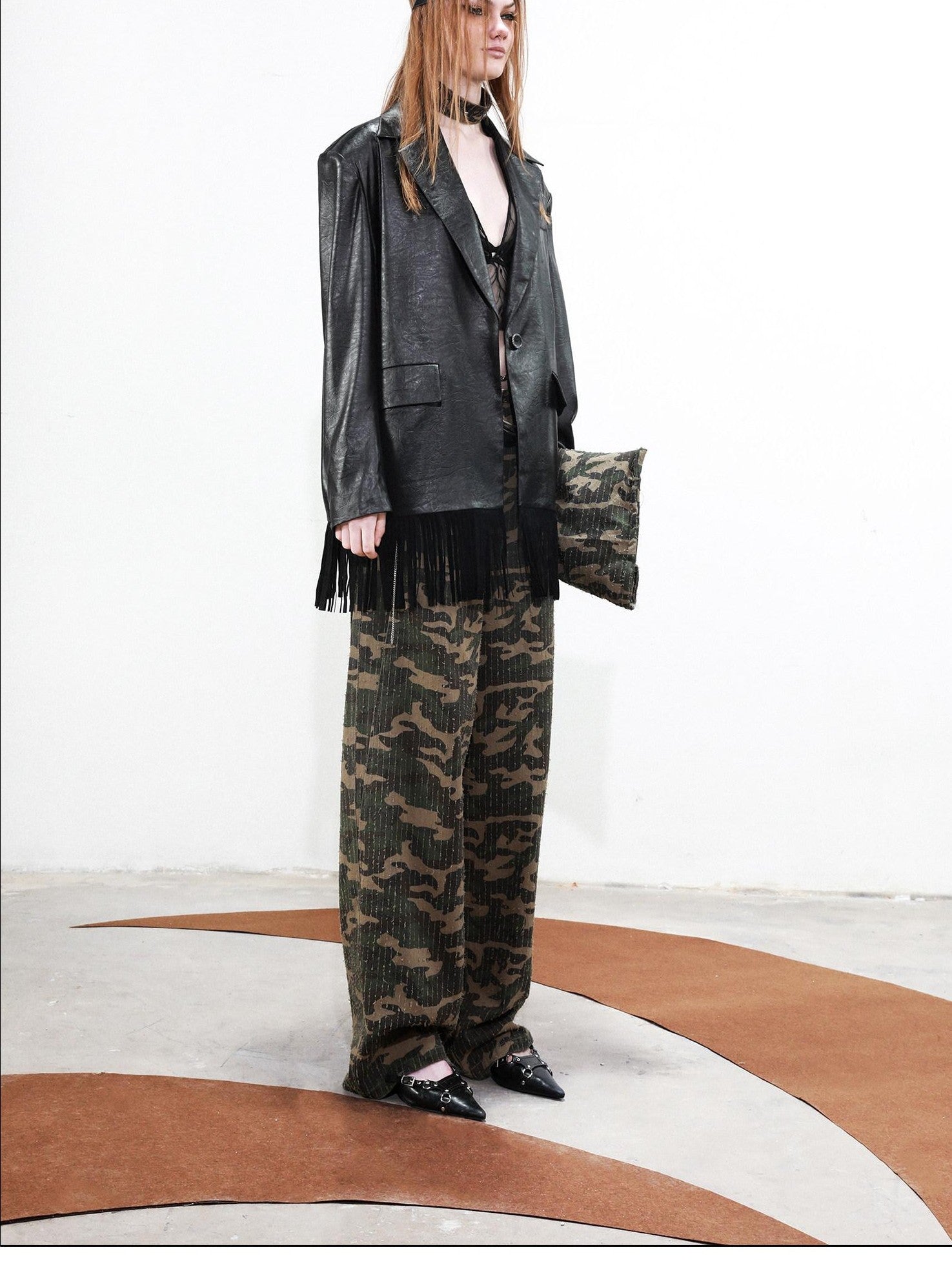 NORTH NODE Disco Tassel Oversized Relaxed Silhouette Women&