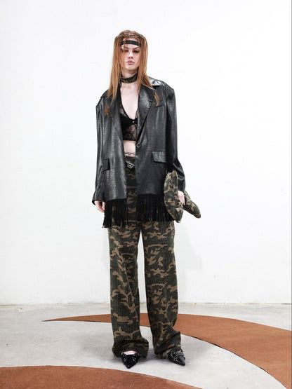 NORTH NODE Disco Tassel Oversized Relaxed Silhouette Women&