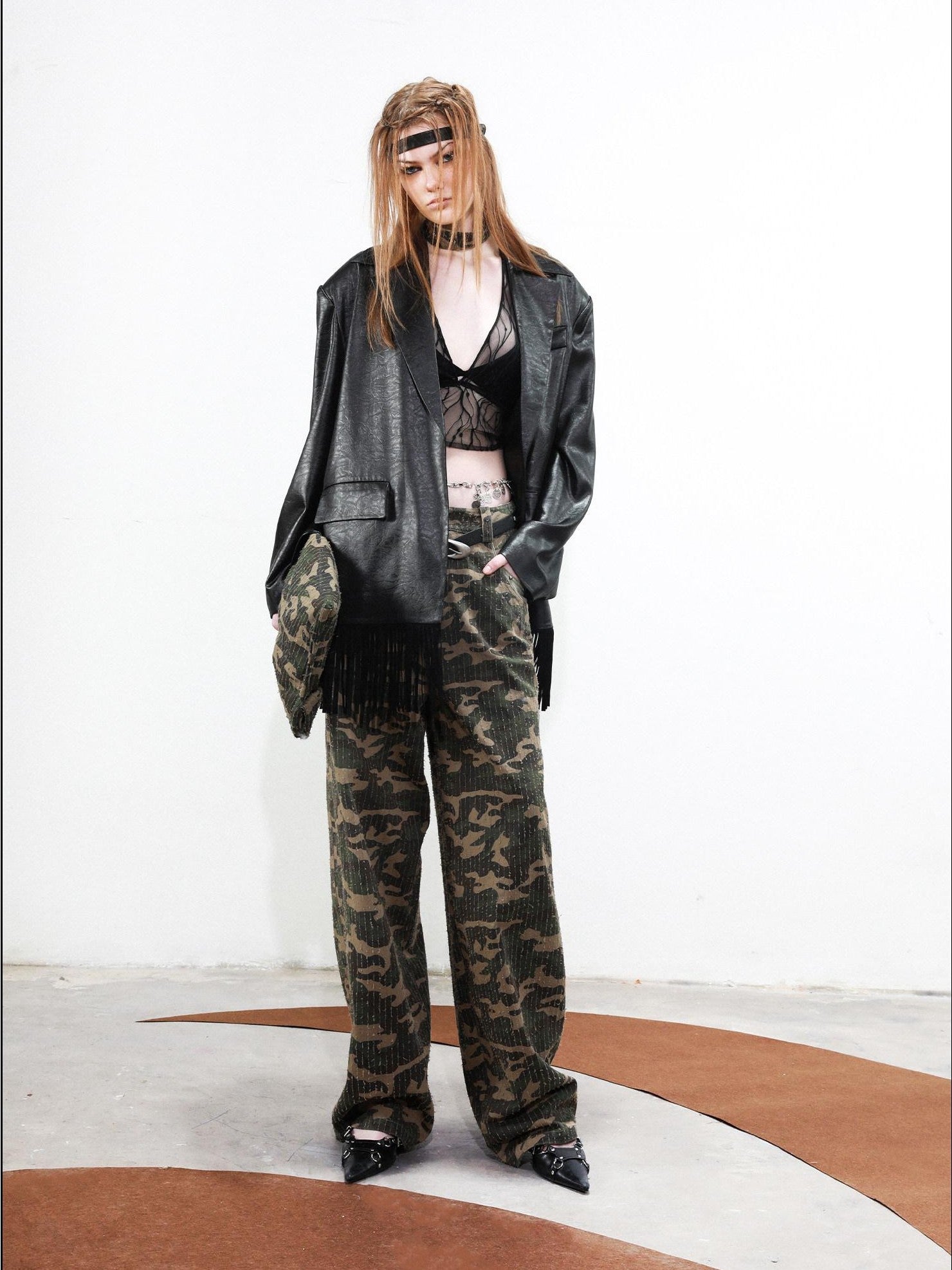 NORTH NODE Disco Tassel Oversized Relaxed Silhouette Women&