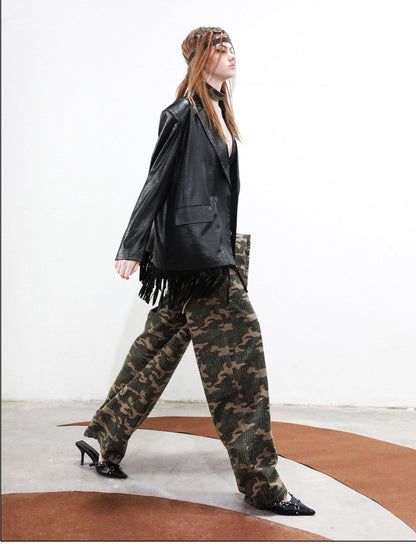 NORTH NODE Disco Tassel Oversized Relaxed Silhouette Women&