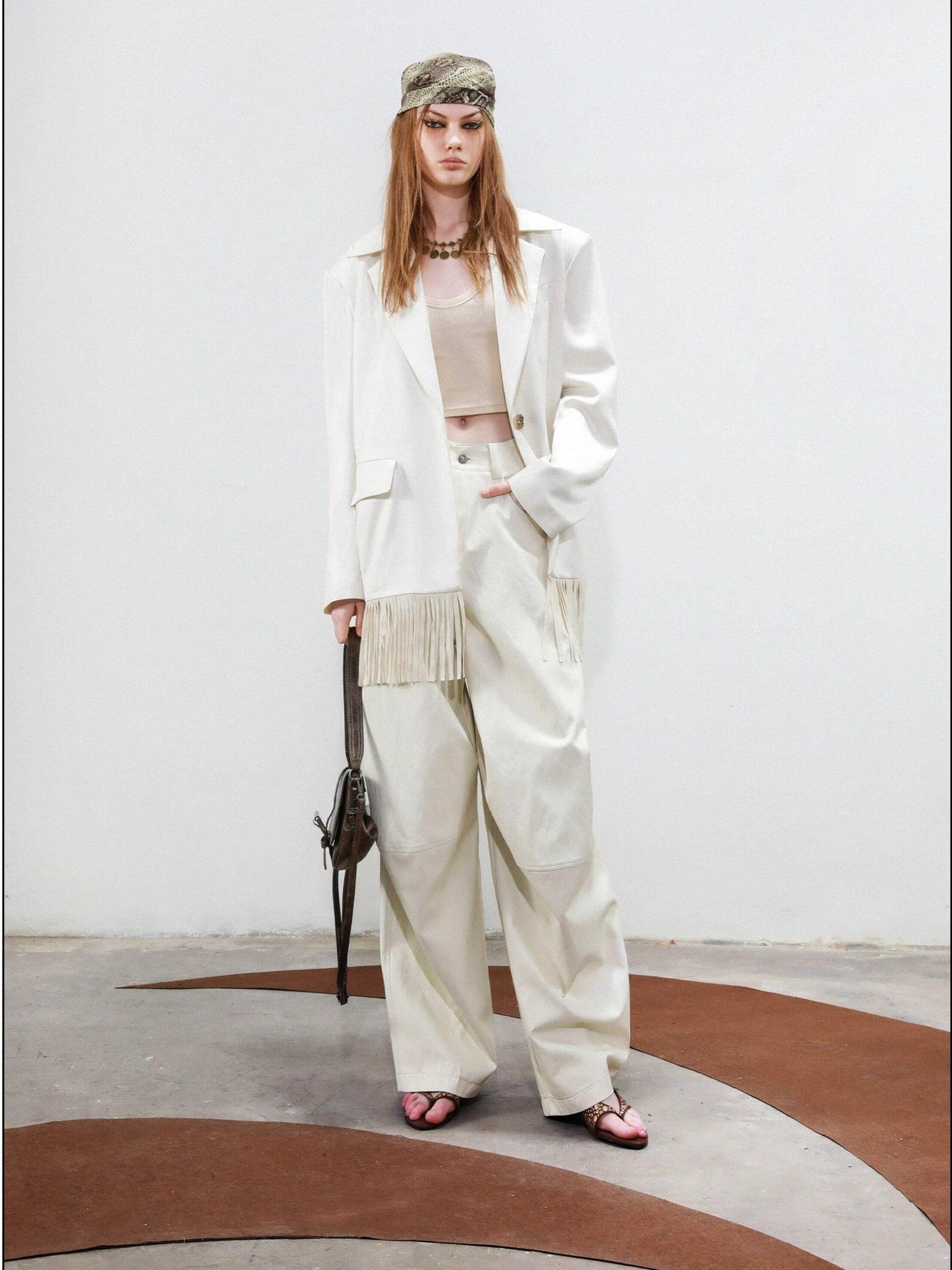 NORTH NODE Disco Tassel Oversized Relaxed Silhouette Women&