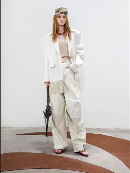 NORTH NODE Disco Tassel Oversized Relaxed Silhouette Women&