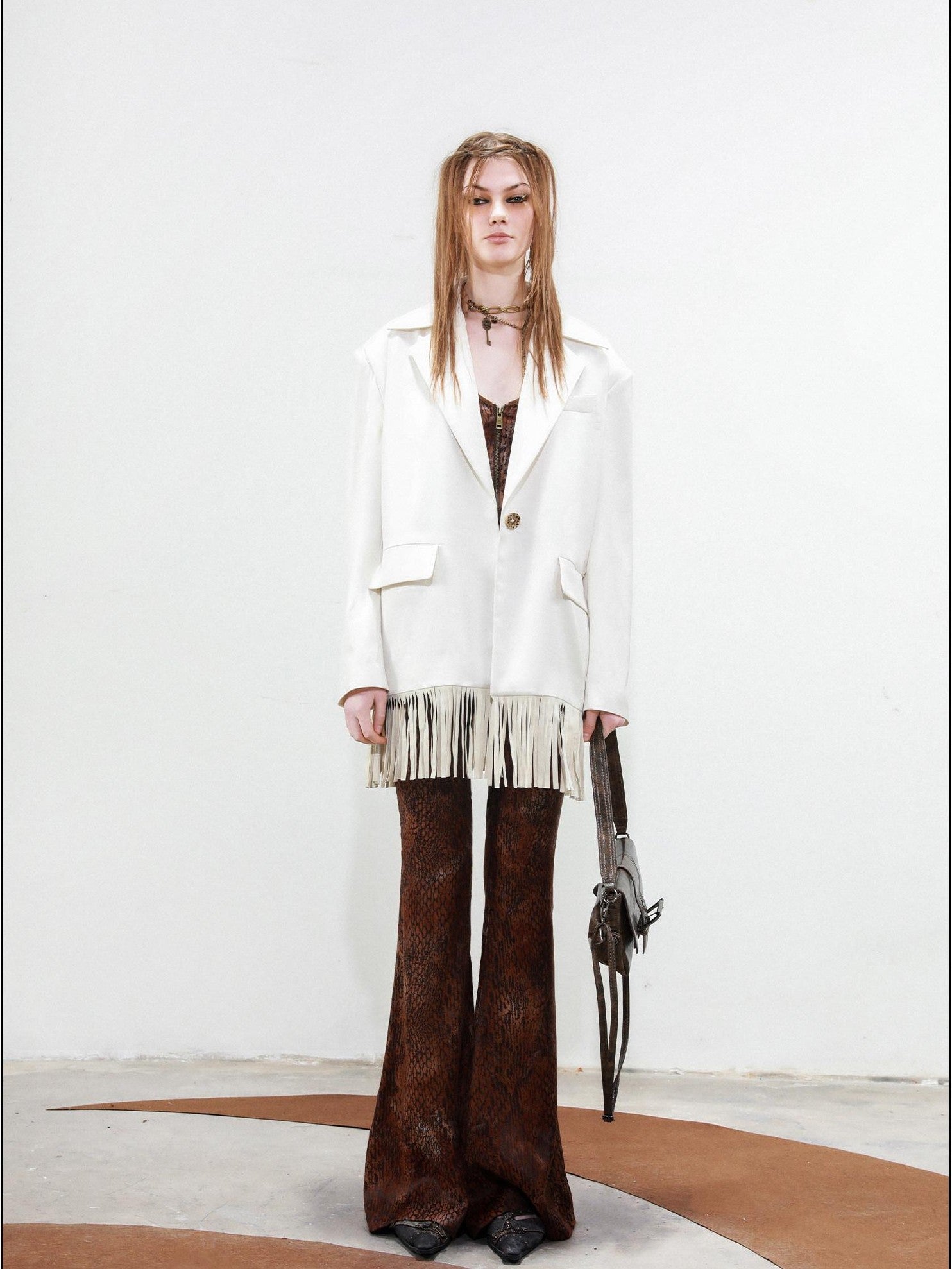 NORTH NODE Disco Tassel Oversized Relaxed Silhouette Women&