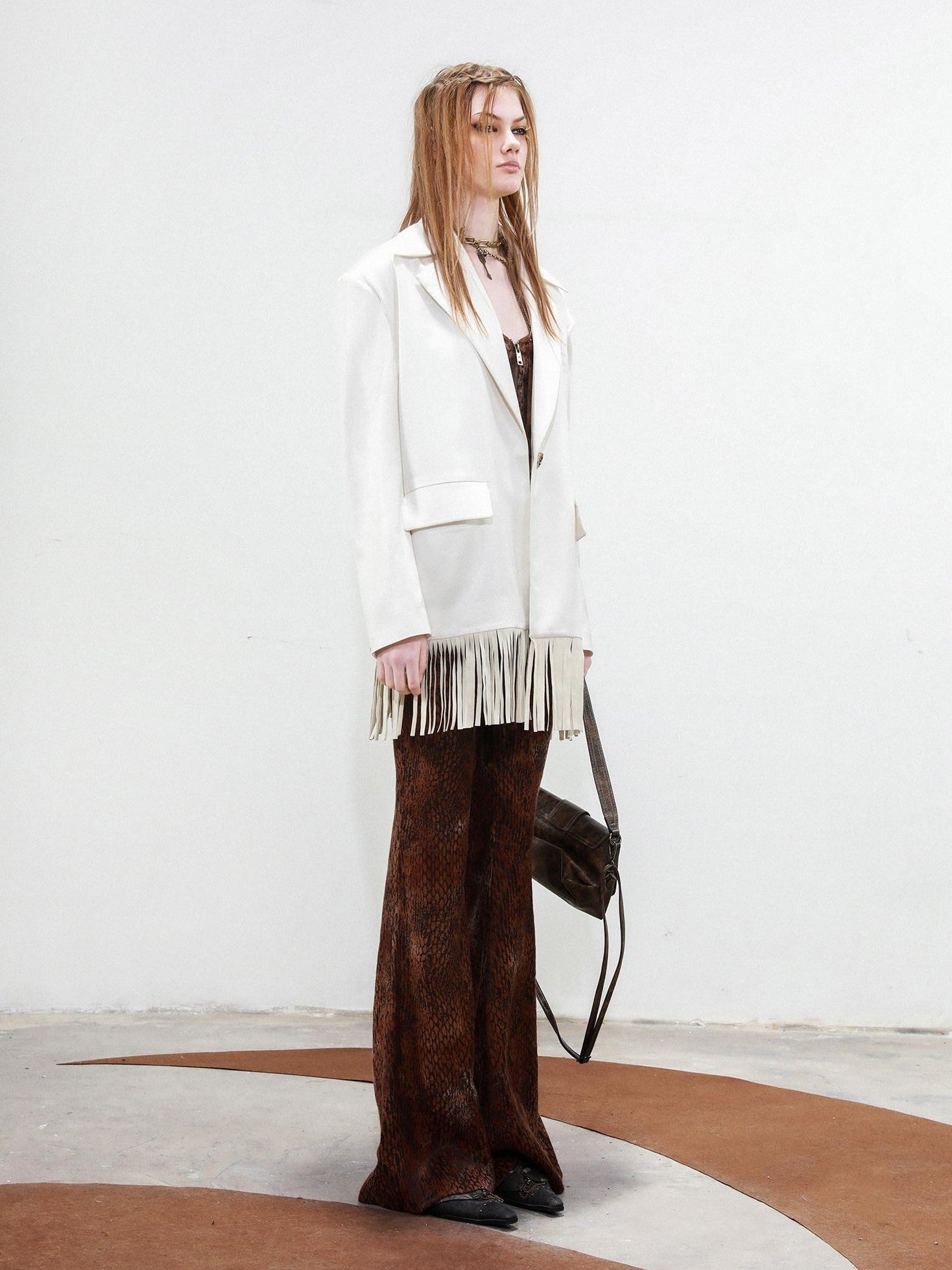 NORTH NODE Disco Tassel Oversized Relaxed Silhouette Women&