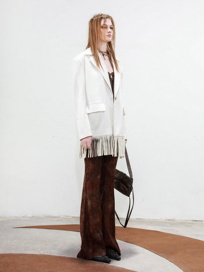 NORTH NODE Disco Tassel Oversized Relaxed Silhouette Women&
