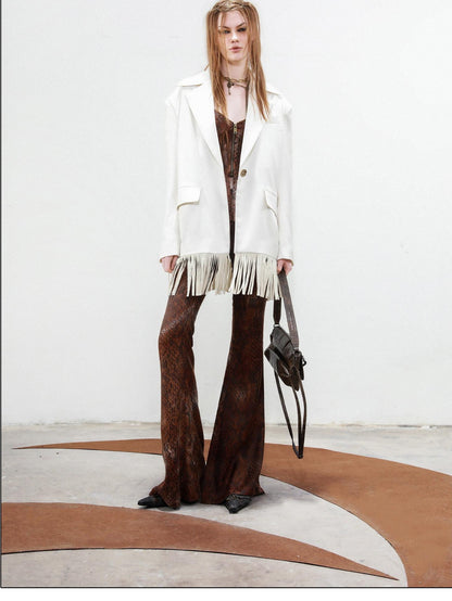 NORTH NODE Disco Tassel Oversized Relaxed Silhouette Women&